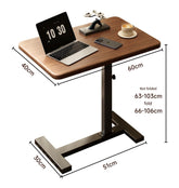 Bedside Table Removable Lifting Computer Table Living Room Sofa Side Folding Table Desk Home Bedroom Bedside Study Table Writing Table Removable Table Girls Small Simple Rental Table