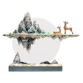 New Chinese-style Suspended Rockery Ornament Office Desktop Decoration Living Room Art High-end Niche Housewarming Gift