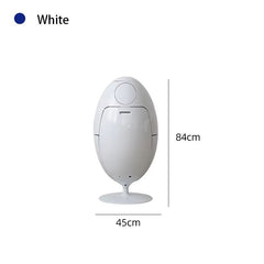 Homelements Dinosaur Egg Wastebin Storage Bucket Creative Floor Ornament for Home Environmentally