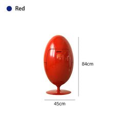 Homelements Dinosaur Egg Wastebin Storage Bucket Creative Floor Ornament for Home Environmentally