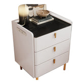 Homelements Internet Celebrity Smart Bedside Table Simple Modern Charging Multifunctional Bedroom Light Luxury High-end Lockable Bedside Storage Cabinet