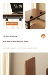 Bedside Table Removable Lifting Computer Table Living Room Sofa Side Folding Table Desk Home Bedroom Bedside Study Table Writing Table Removable Table Girls Small Simple Rental Table