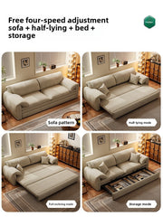 Removable Sofa Bed Multi-functional Folding Dual-purpose Small Apartment Living Room Double Elephant Ear Sofa