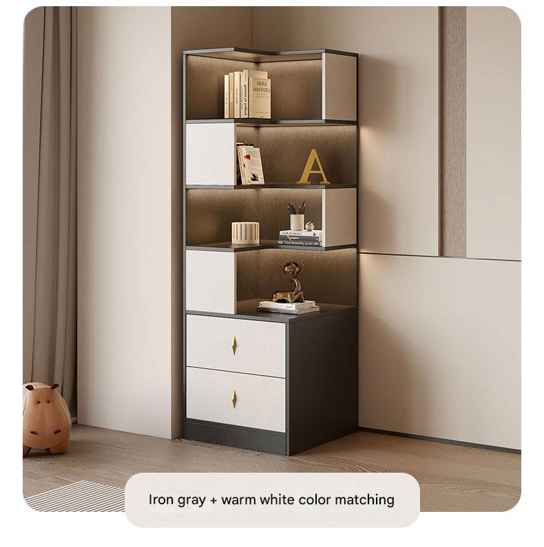 Drawer Light Luxury Corner Cabinet Corner Triangle Right Angle Corner Shelf