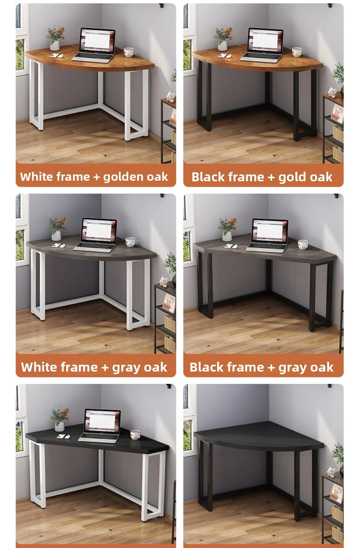 Computer Desk Corner Desk Desk Triangle Table for Small Apartment