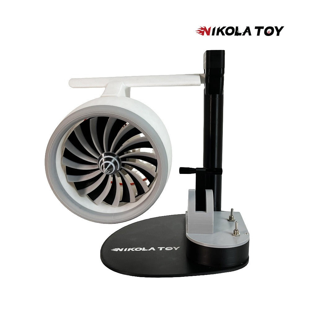 New desktop turbofan aircraft engine creative fan humidification spray with light desktop turbofan technology