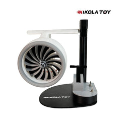 New desktop turbofan aircraft engine creative fan humidification spray with light desktop turbofan technology