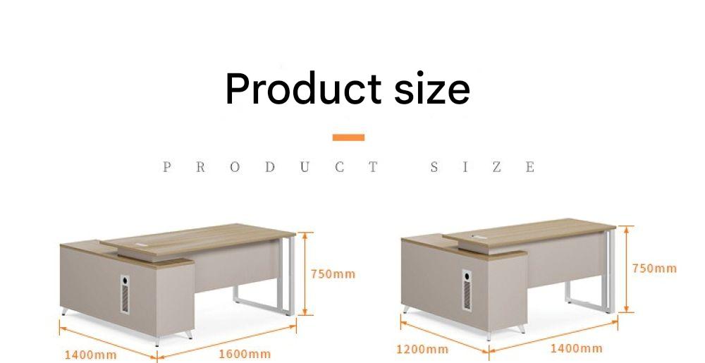 Single Cabinet Desk Space-Saving Office Furniture