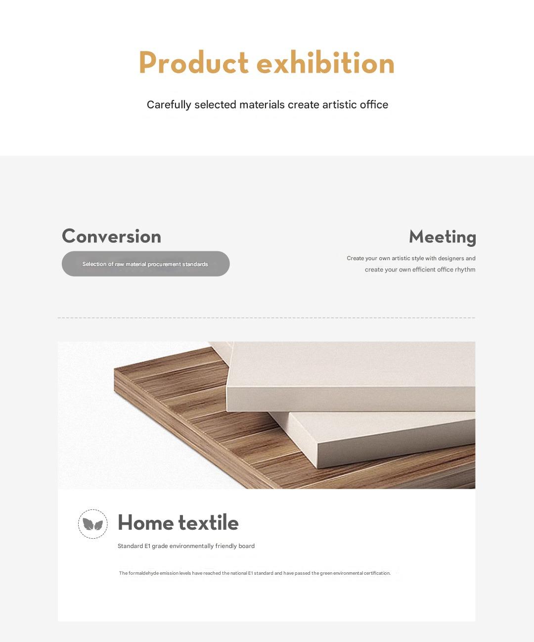 Homelements Professional Business Meeting Desk - Modern & Simple