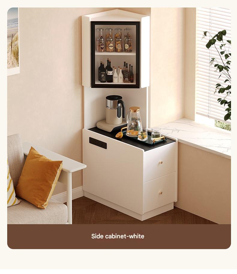 Corner locker wall corner bedside storage cabinet living room corner tea table corner cabinet next to sofa side cabinet locker