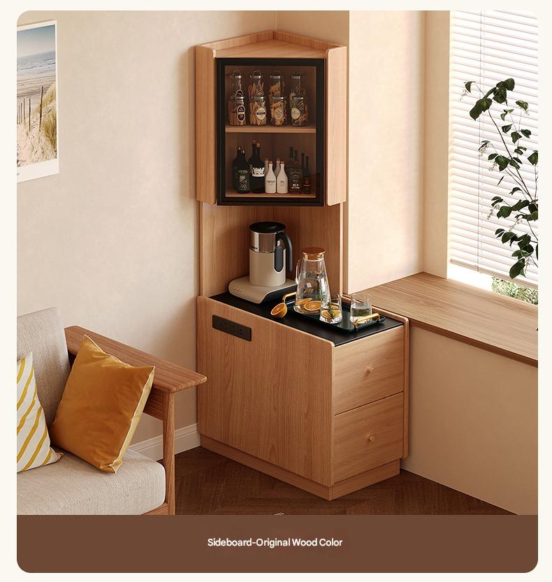 Corner locker wall corner bedside storage cabinet living room corner tea table corner cabinet next to sofa side cabinet locker