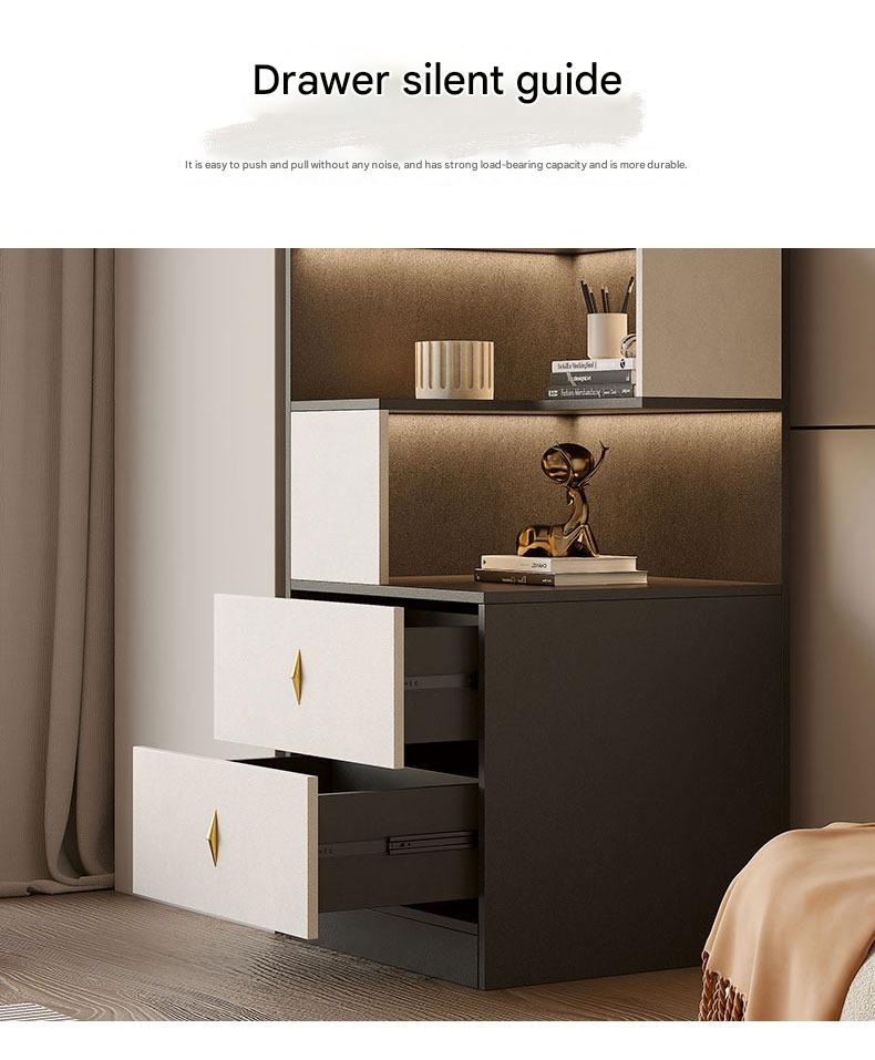 Drawer Light Luxury Corner Cabinet Corner Triangle Right Angle Corner Shelf