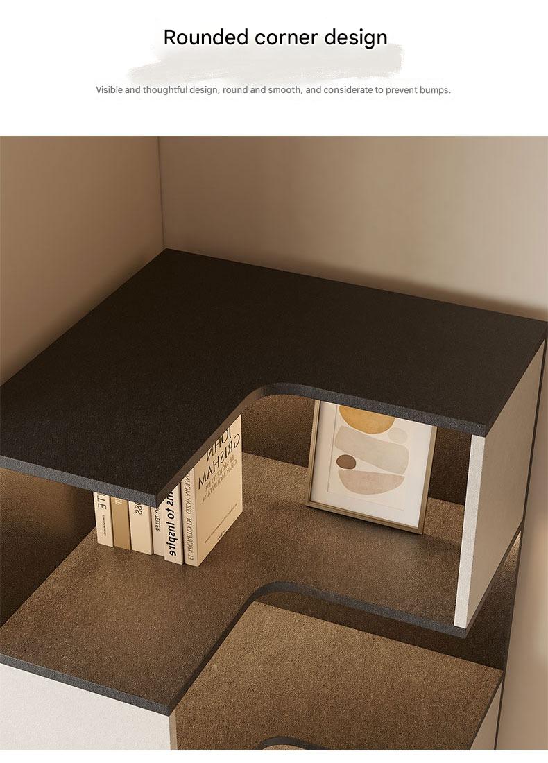 Drawer Light Luxury Corner Cabinet Corner Triangle Right Angle Corner Shelf