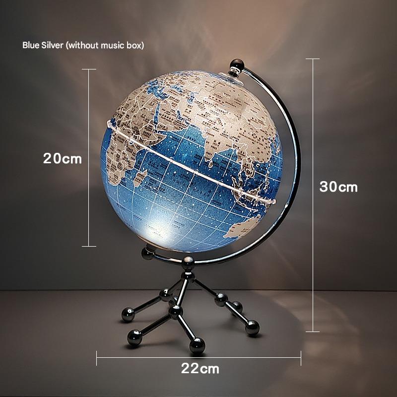 German THONFT Globe 3d Three-dimensional Suspension Light Luxury High-end Living Room Ornament High-end Niche Music Box Gift