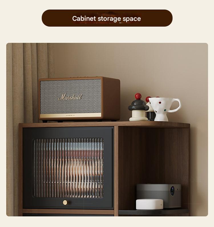 Bay Window Storage Cabinet with Drawers – Multi-Purpose Bedroom, Balcony & Living Room Organizer