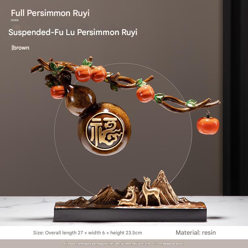 New Chinese-style Suspended Rockery Ornament Office Desktop Decoration Living Room Art High-end Niche Housewarming Gift