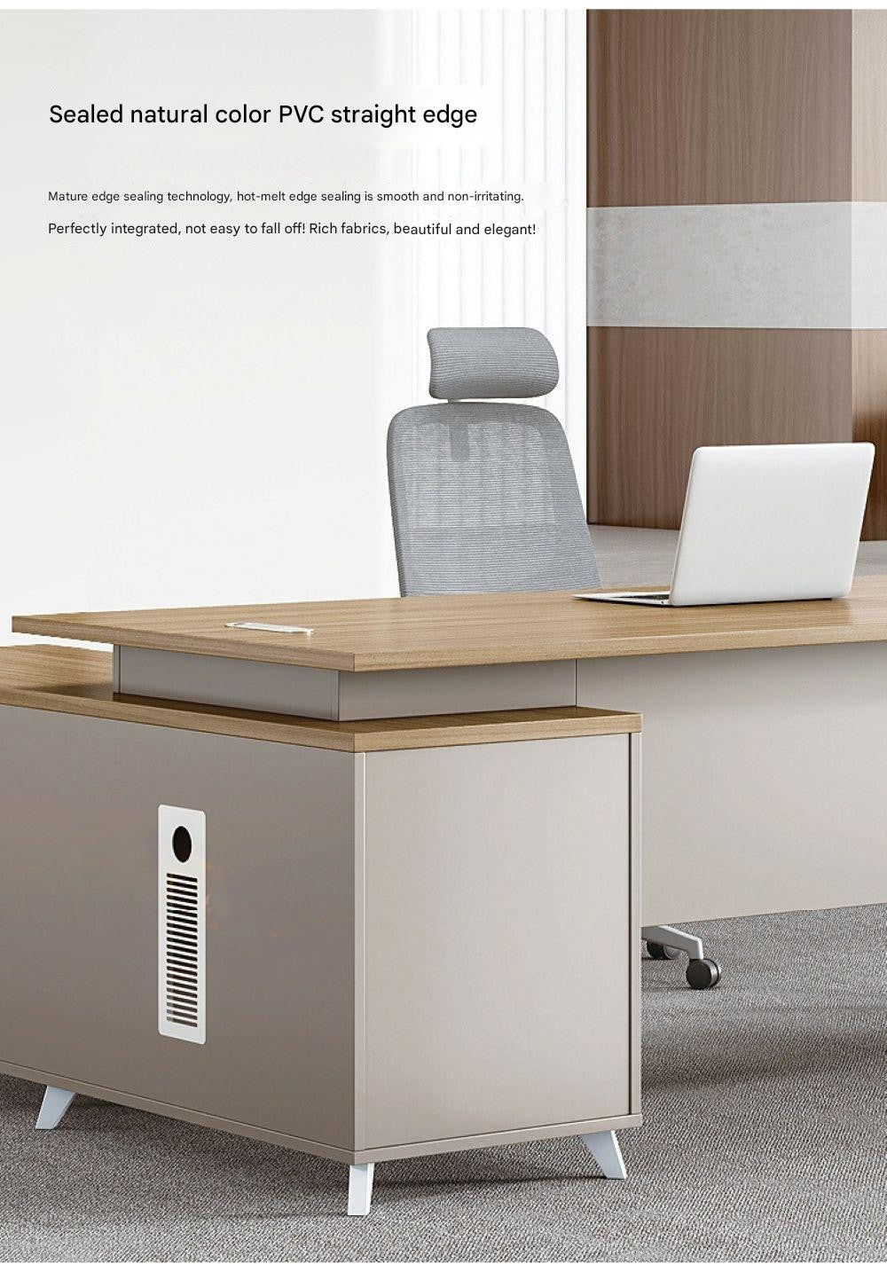 Single Cabinet Desk Space-Saving Office Furniture