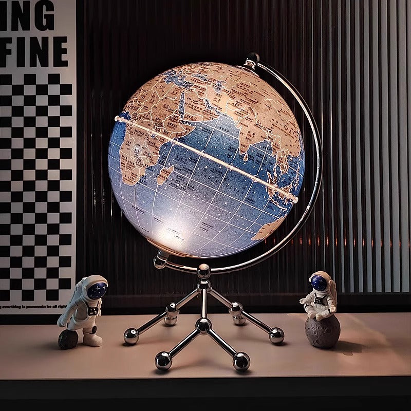 German THONFT Globe 3d Three-dimensional Suspension Light Luxury High-end Living Room Ornament High-end Niche Music Box Gift