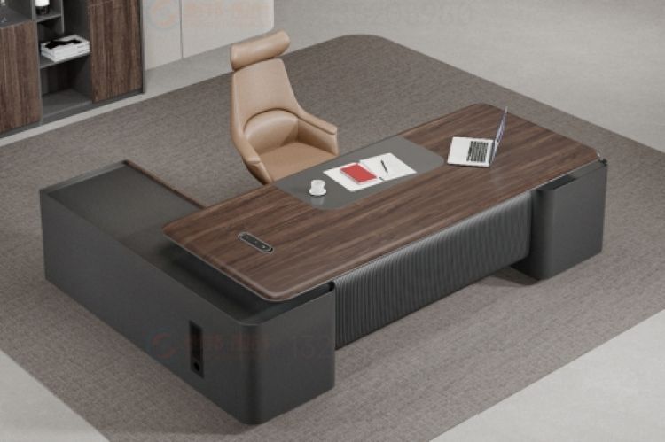 Boss Table Chairperson's Office High-end Light Luxury Modern Furniture Desk File Cabinet Combination Set