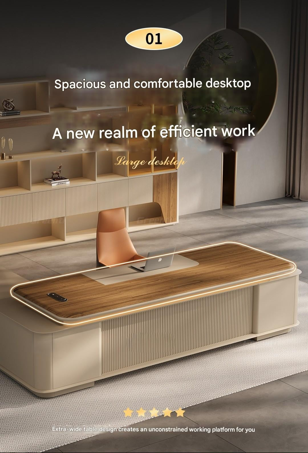 Luxury Executive Desk Sets - Premium Office Desks for CEOs