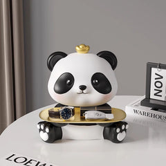 German Panda Key Storage Entrance Ornament Entry Shoe Cabinet Desktop Decoration Living Room Home Housewarming Gifts