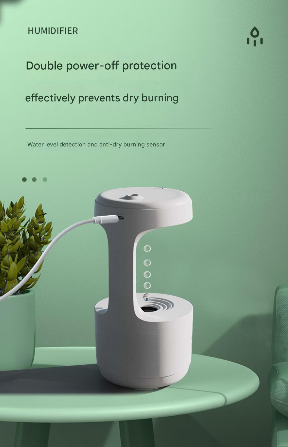 Cool Anti-gravity Flowing Water Ornament Living Room Office Desktop Decoration Ornament Room Home High-end Niche Opening