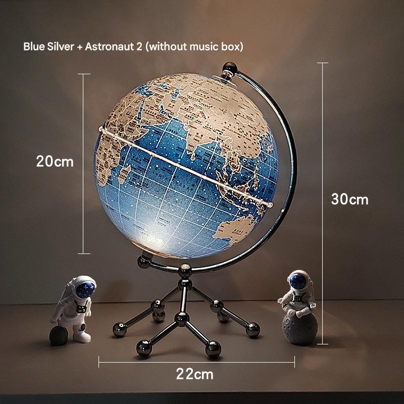 German THONFT Globe 3d Three-dimensional Suspension Light Luxury High-end Living Room Ornament High-end Niche Music Box Gift