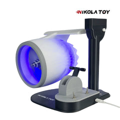 New desktop turbofan aircraft engine creative fan humidification spray with light desktop turbofan technology