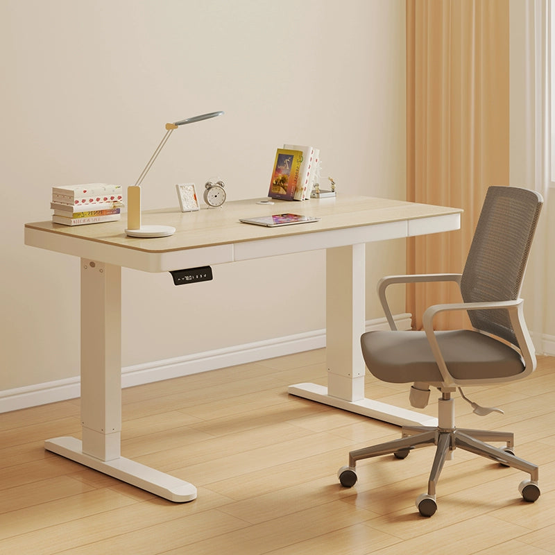 Solid wood electric lifting table computer table household with drawers desk study table e-sports table desk workbench