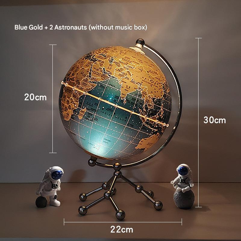 German THONFT Globe 3d Three-dimensional Suspension Light Luxury High-end Living Room Ornament High-end Niche Music Box Gift