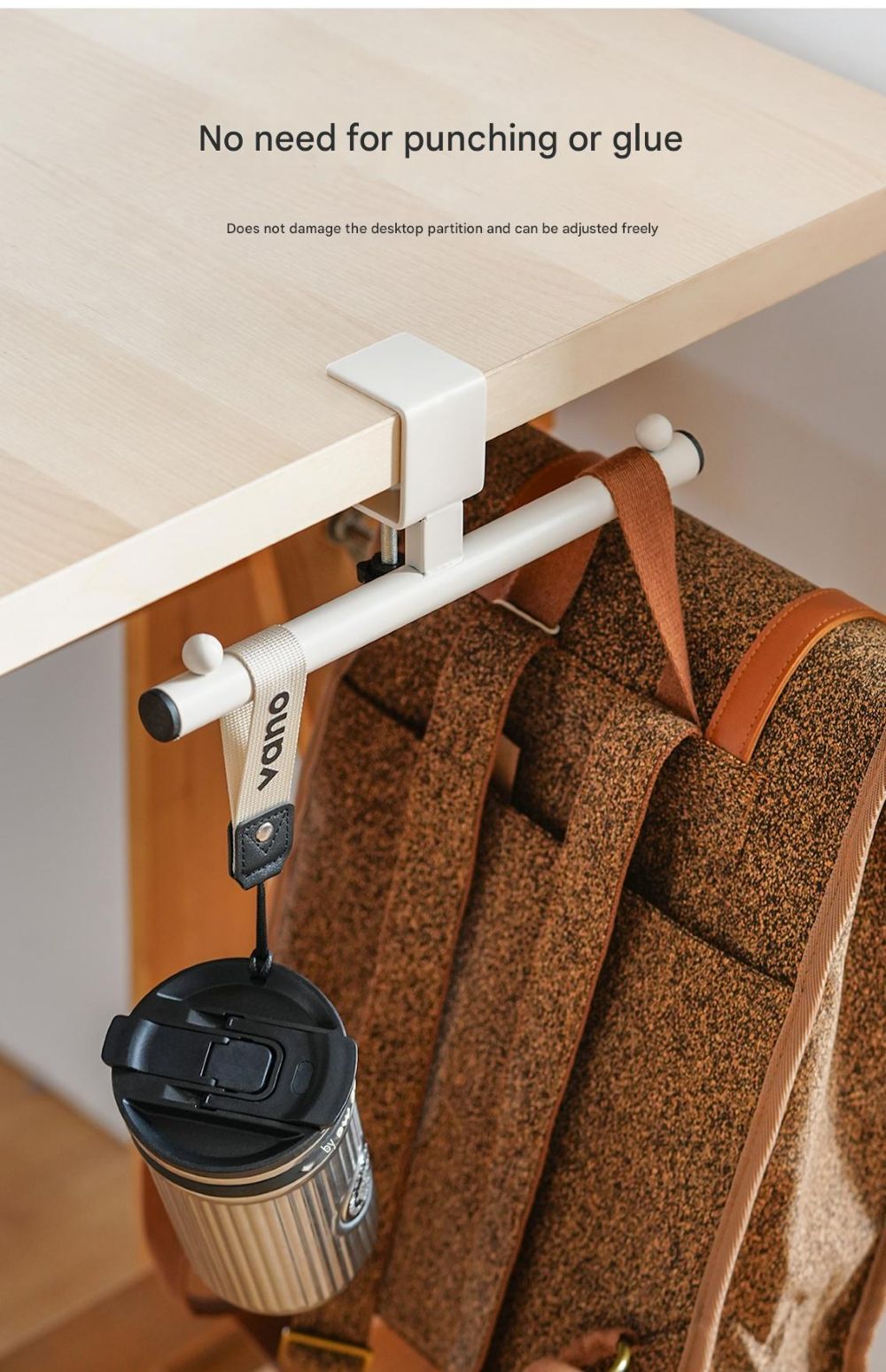 School Bag Hook Student Desk Table Hanging Bag Artifact Desktop Station Hanger