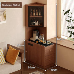 Corner locker wall corner bedside storage cabinet living room corner tea table corner cabinet next to sofa side cabinet locker