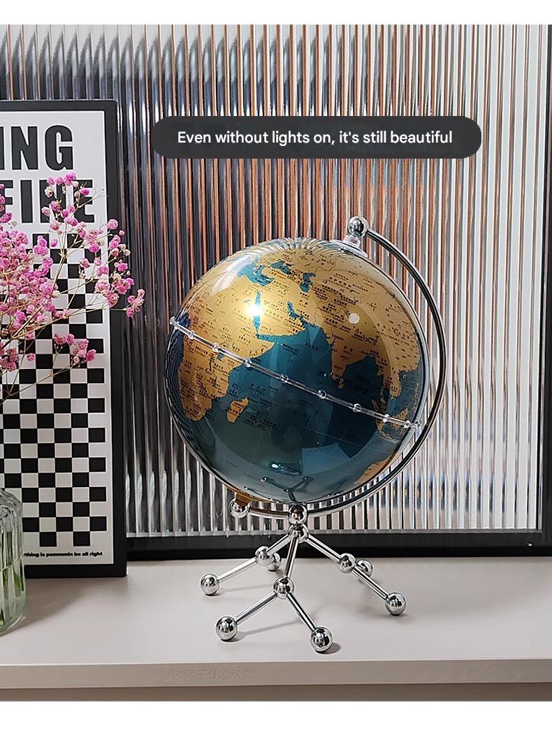 German THONFT Globe 3d Three-dimensional Suspension Light Luxury High-end Living Room Ornament High-end Niche Music Box Gift