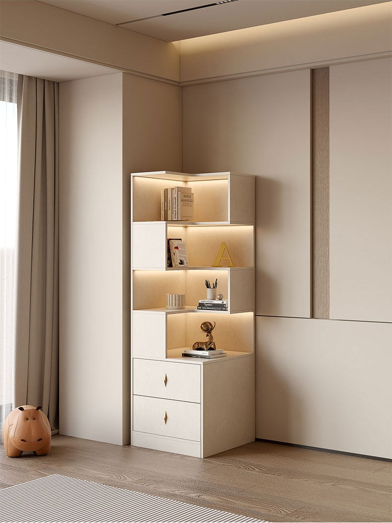 Drawer Light Luxury Corner Cabinet Corner Triangle Right Angle Corner Shelf