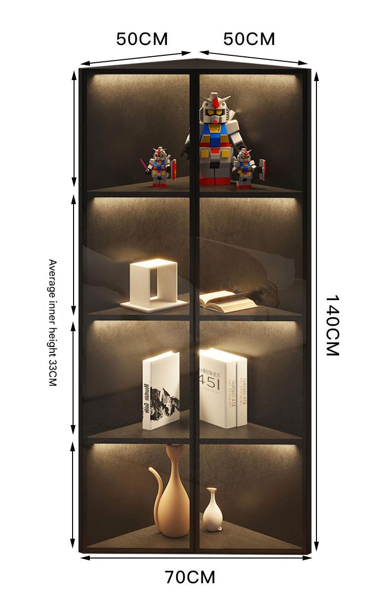 Simple Light Luxury Corner Cabinet Corner Triangle Right Angle Corner Corner Rack Living Room Bedroom Storage Floor Against The Wall