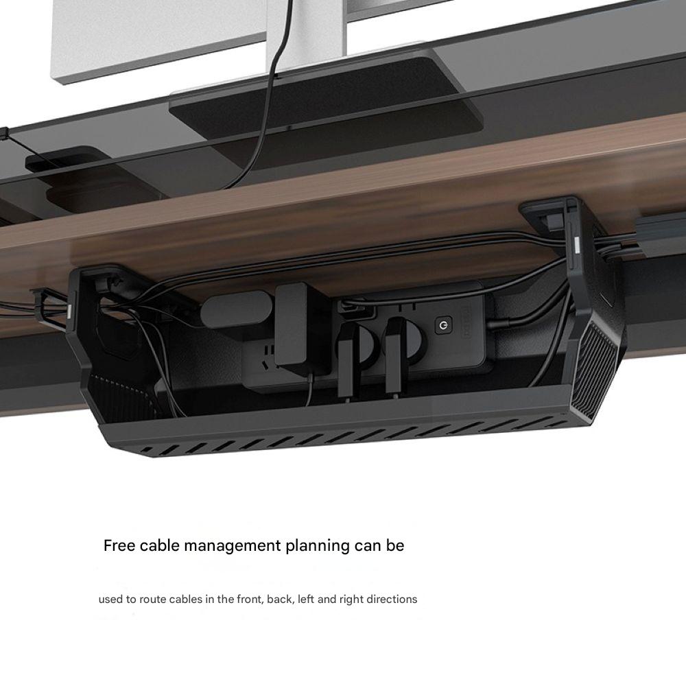 Under-table Wire Management Box Wire Plug-in Rack Cable Storage Rack