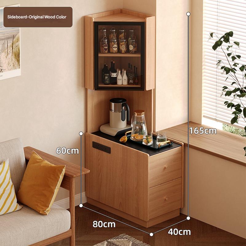 Corner locker wall corner bedside storage cabinet living room corner tea table corner cabinet next to sofa side cabinet locker