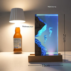 Diver Ocean Wind Deep Sea Exploration Bedroom Decoration Birthday Gift Bedside Atmosphere Night Light Tabletop Ornament
