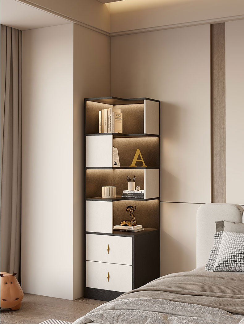 Drawer Light Luxury Corner Cabinet Corner Triangle Right Angle Corner Shelf