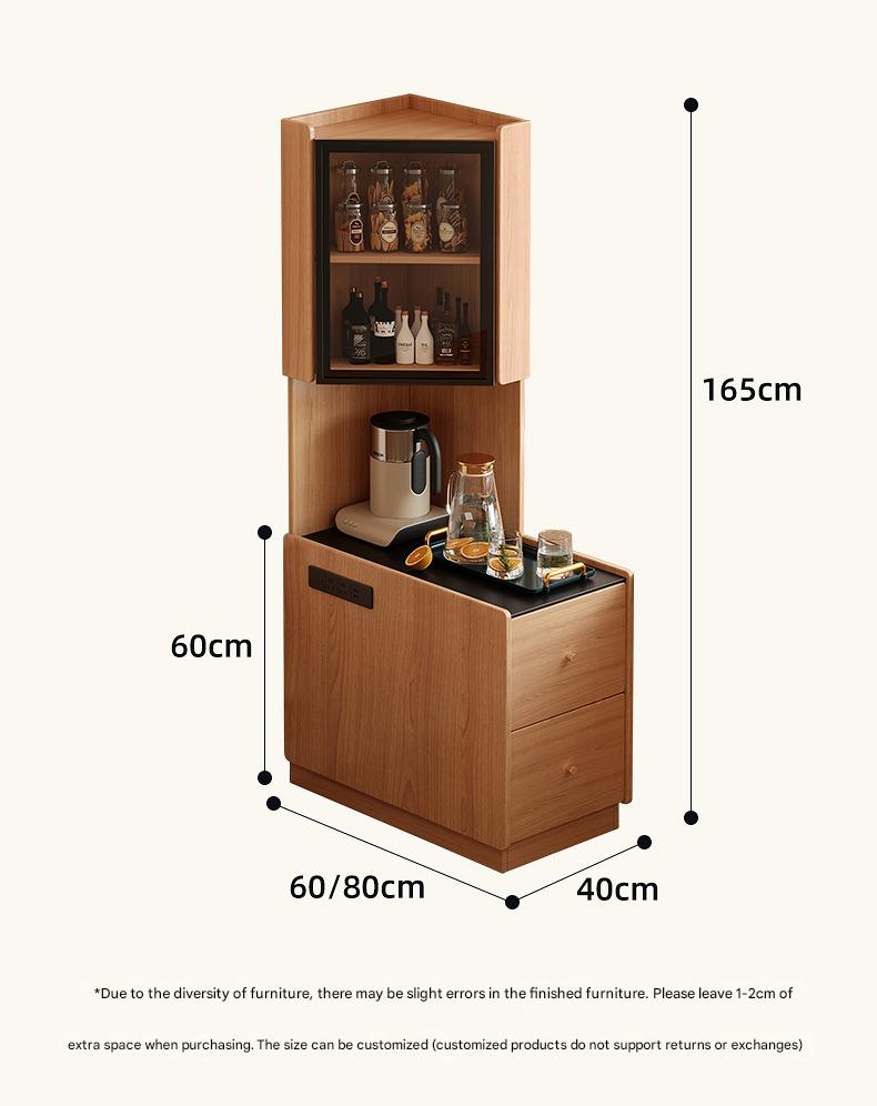 Corner locker wall corner bedside storage cabinet living room corner tea table corner cabinet next to sofa side cabinet locker