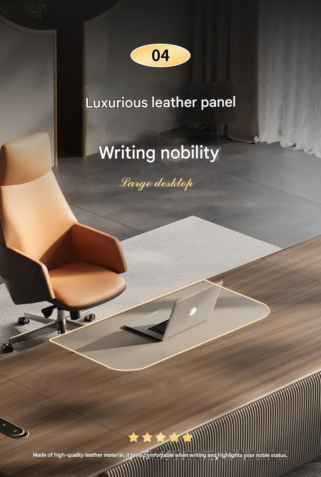 Boss Table Chairperson's Office High-end Light Luxury Modern Furniture Desk File Cabinet Combination Set