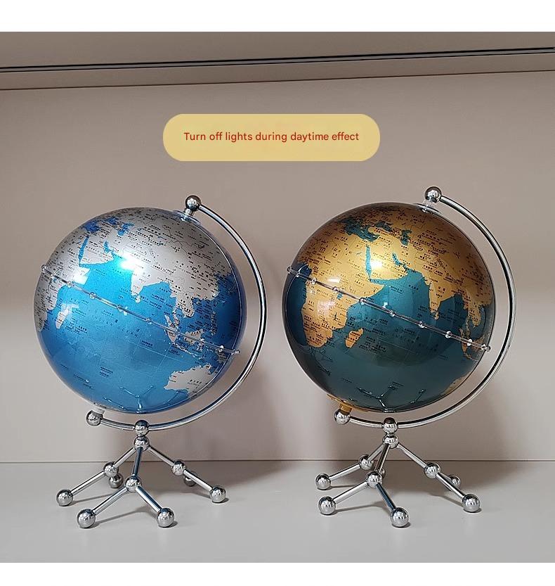 German THONFT Globe 3d Three-dimensional Suspension Light Luxury High-end Living Room Ornament High-end Niche Music Box Gift