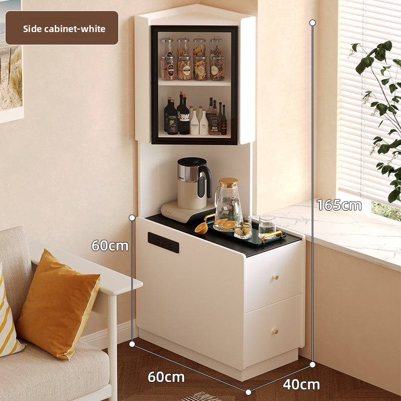 Corner locker wall corner bedside storage cabinet living room corner tea table corner cabinet next to sofa side cabinet locker