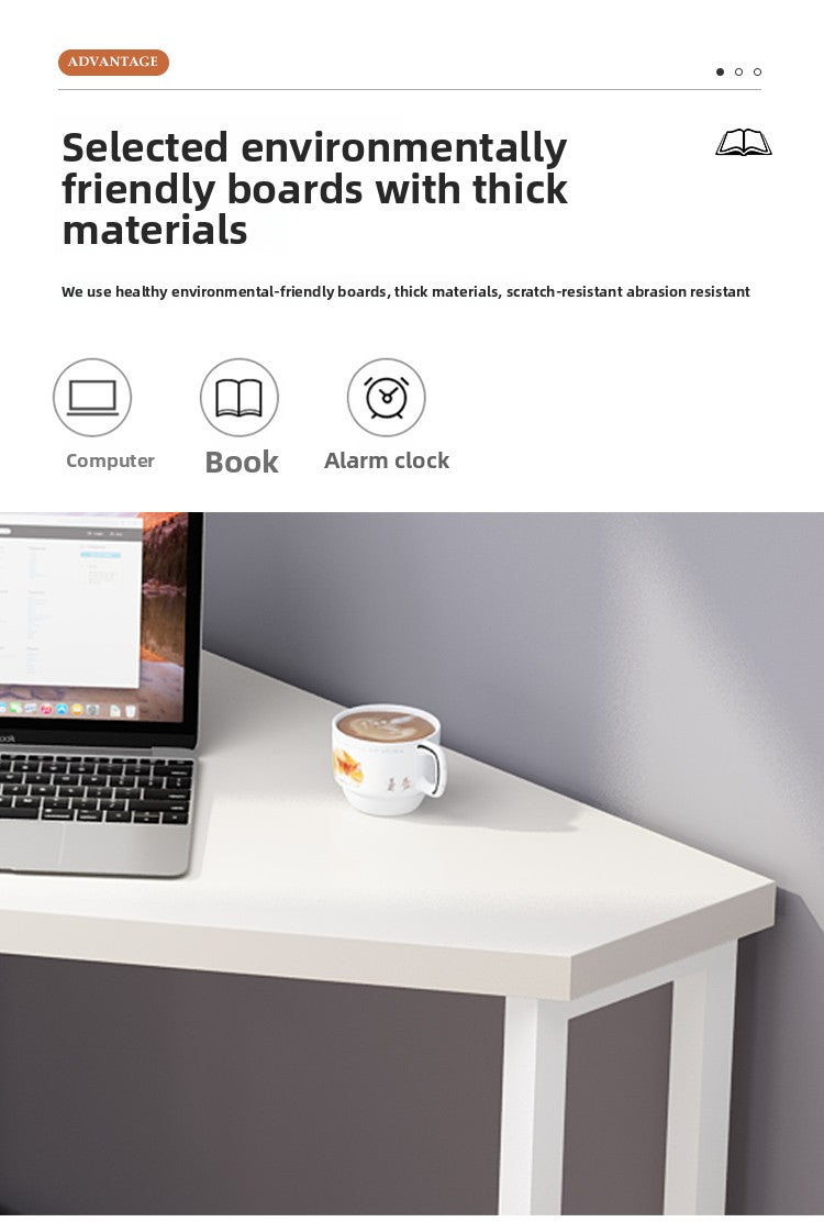 Computer Desk Corner Desk Desk Triangle Table for Small Apartment